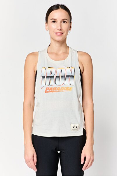 Under Armour Women Loose Fit Sleeveless Outdoor Tank Top, Grey