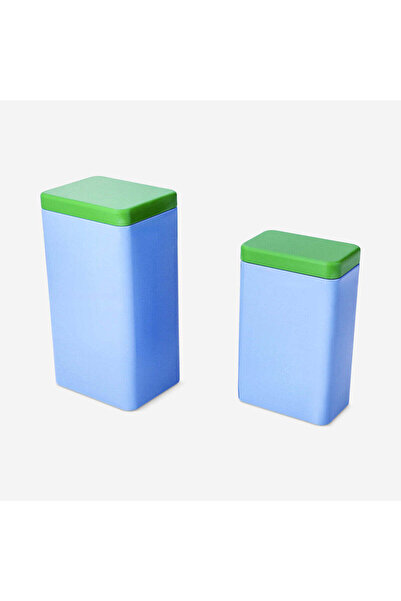 Flying Tiger Copenhagen Küçük Mavi 2'li Metal Kutu