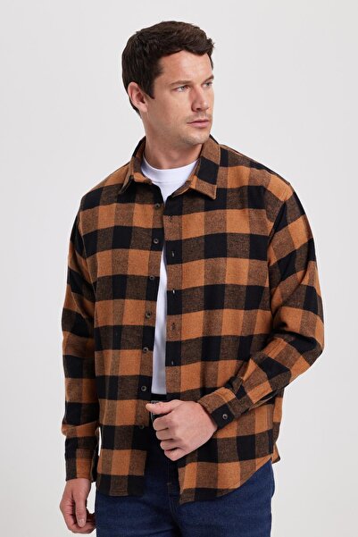 Tudors Men's Relax Fit Comfortable Cut Winter Plaid Lumberjack Shirt