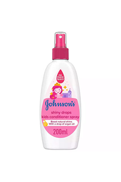 Johnson's بخاخ بلسم جونسون للأطفال بقطرات لامعة مع زيت الأرغان، يعزز اللمعان ...