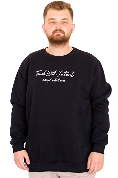 ModeXL Mode XL Men's Crew Neck Touch with Intend Sweatshirt U25804