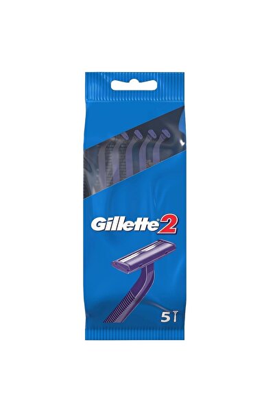 gillete شفرات حلاقة جيليت 2 للرجال للاستخدام مرة واحدة، شفرتان مزدوجتان لحلاق...