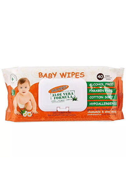 Palmers Baby Wipes With Chamomile And Aloe Vera- 2X40pcs