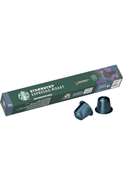 Starbucks Espresso Roast Roasted Ground Coffee Capsules By Nespresso With Int...