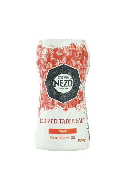 NEZO ملح طعام ناعم معالج باليود - 600 غرام
