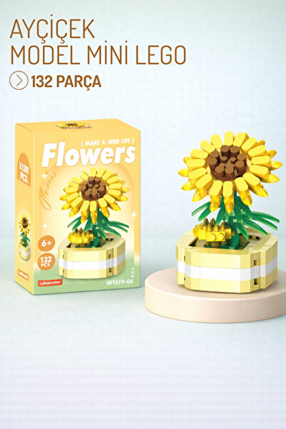 Nandy Home Ayçiçek Model Karakter Figürü 3D Yapı Oyuncakları