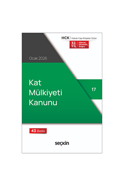 Savaş Yayınevi Kat Mülkiyeti Kanunu - Seçkin Yayınevi Kanun Metinleri Ocak 2026