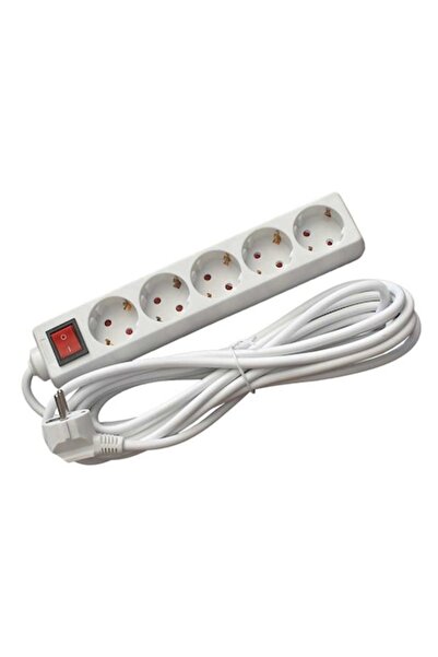 Alien Surface Alien Power Strip with Switch, 5 Outlets, 1.5m Cable, 3x1.5mm, ...