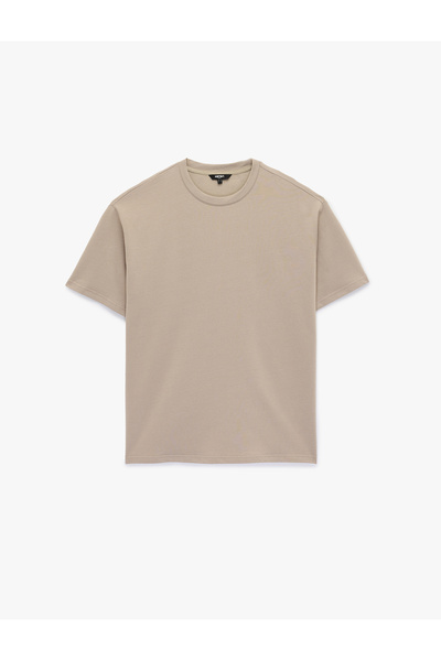 Koton Short Sleeve Crew Neck Cotton Comfortable Fit Basic Sports T-Shirt