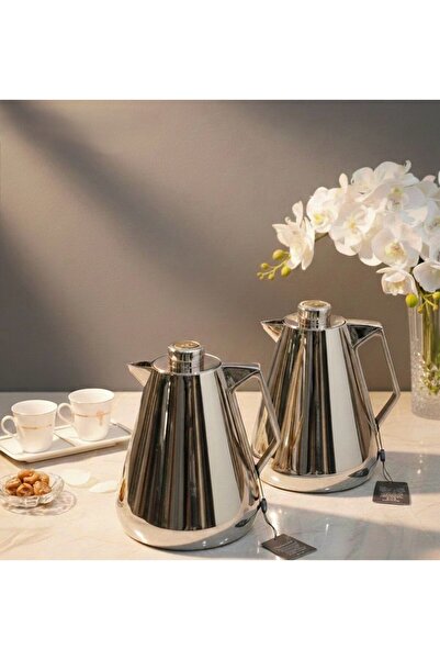 lovure طقم ترامس للشاي والقهوة بتصميم أنيق حجم 1/1 لتر