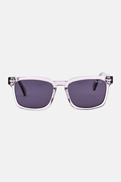 Lee Cooper Men LCM10166C1 Square Sunglasses, Transparent Grey