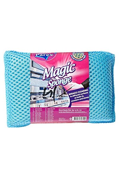 Parex Set of 14 Magic Color Honeycomb Sponges, Multicolor