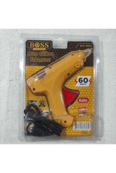 BOSS MUM SİLİKON TABANCASI ANAHTARLI 60 WATT KALIN MODEL YERLİ VE MİLLİ