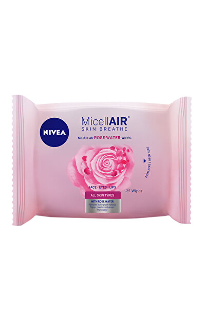 Nivea Visage Set of 3 x Cleansing Wipes x 25 Rose Water Cleansing Micellar