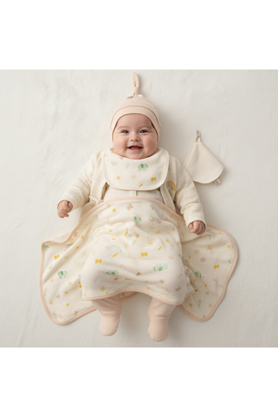 Moi Noi Safari 10'lu Bebek Hastane Çıkış Seti- SAFARİ SET