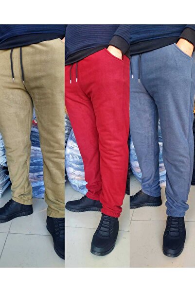 SURMARİ 3 Pieces Regular Unisex Winter Fleece Sweatpants