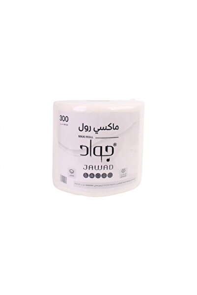 Jawad Jawad Maxi Roll Tissues 300 Meters, 2-Ply, Highly Absorbent | 1 Pack