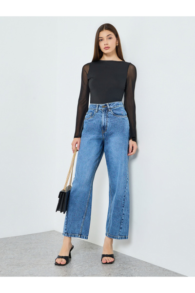 Styli Women Blue Relaxed Fit Jeans