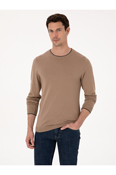 Cacharel Camel Slim Fit Sweater 50318676-Vr015