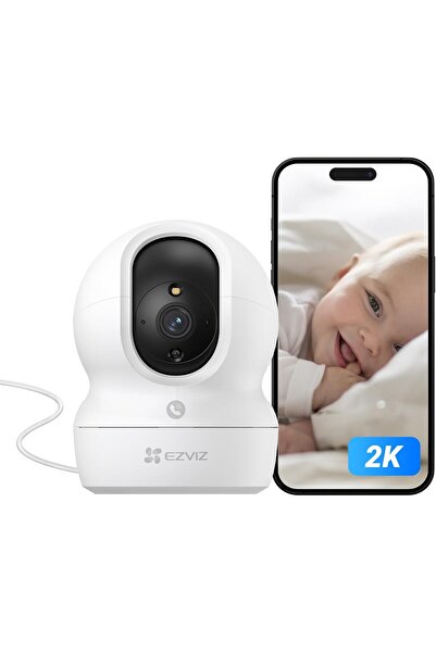 EZVIZ 2K Baby Monitor Pan&Tilt Security Camera Indoor(CP1)