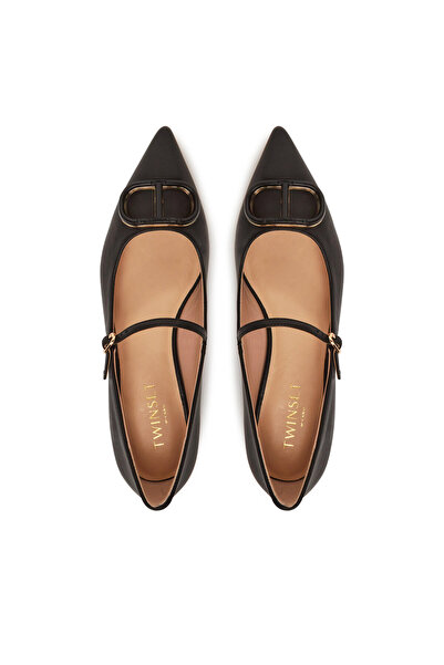 TWINSET balerină femei Nero 00006 251TCP064