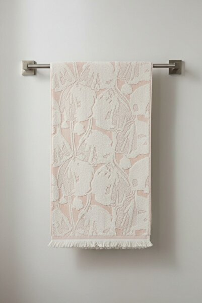 Anılsan Flow Pink Hand Towel - 50X90 Cm, 230Gr, 100% Cotton