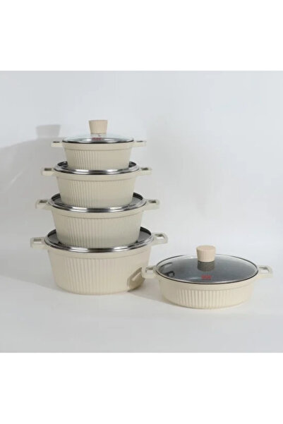 TULIN Granite Cookware Set - 10 Pieces