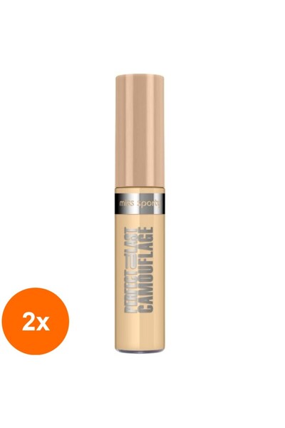 Miss Sporty Set 2 x Anticearcan 50 Sand, Perfect to Last Camouflage Multitask...