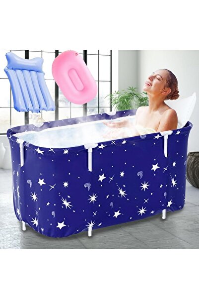 JOGAMS Extra Large Foldable Bathtub - Freestanding Soaking Bath