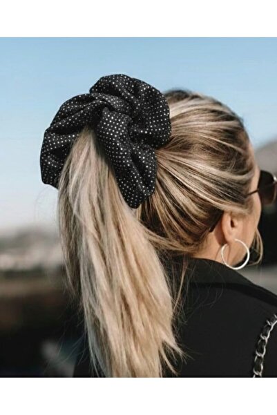 diclecollection 1 bucată elastic de păr din satin negru pentru femei/accesori...