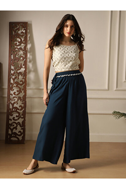 Globus By Styli Women Wide Leg Palazzo Pants