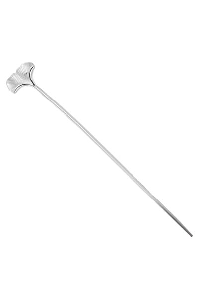 OEM Hair Clip, Silver Metallic