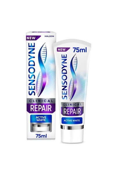 Sensodyne Set 2 x Pasta de Dinti Clinical Repair Active White, pentru Sensibi...