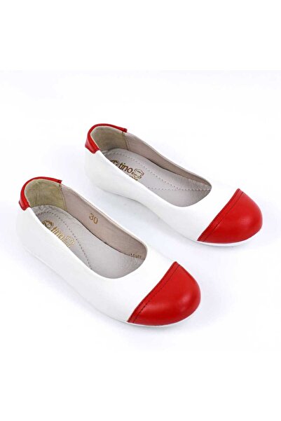 tino Lightweight ballet flats, made of natural leather, for children 3221-WHI...