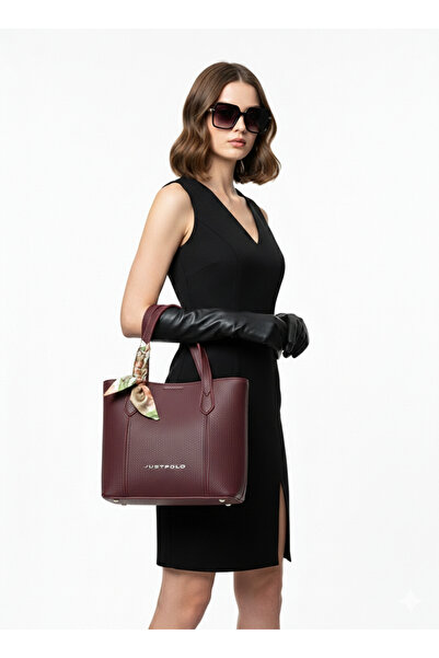 Just Polo JP Burgundy Color New Season Original Just Polo Modern Women's Shou...