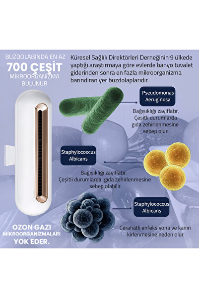 UpWay Kötü Koku Giderici Hava Temizleyici Sterilizatör Mini Ozon Cihazı - Araç Buzdolabı Pet