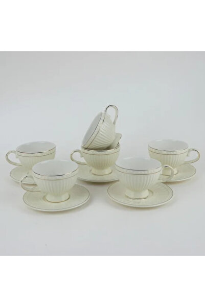 Generic Luxury Porcelain Cappuccino Coffee Cup Set with Serving Saucers - Bei...