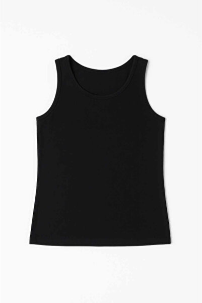 OEM Black Cotton Tank Top with Wide Straps - Comfort, Simplicity and Casual S...