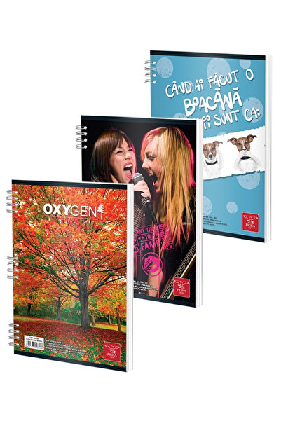 PIGNA Caiet A5 80 file Matematica cu Spira Clasic