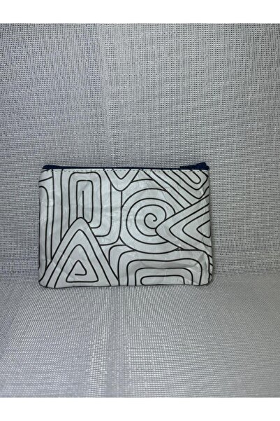 Funtasbig Minimal Patterned Multi-Purpose Zippered Coin Holder