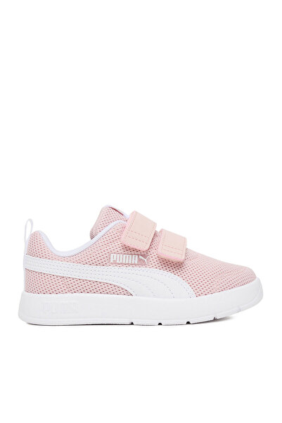 Puma Girls Pink COURTFLEX V3 MESH PS Sneakers