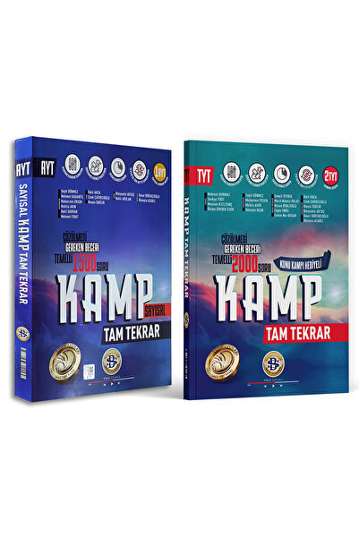 Bilgi Sarmal Yayınları TYT ve AYT Sayısal Kamp Tam Tekrar Deneme Hediyeli Set...