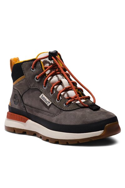 Timberland Ghete unisex Md Grey Nubuck în culoarea roșie Field Trekker Mid TB