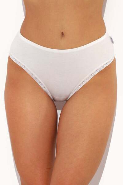 Piera Classic cotton tights White CECILIA S1797