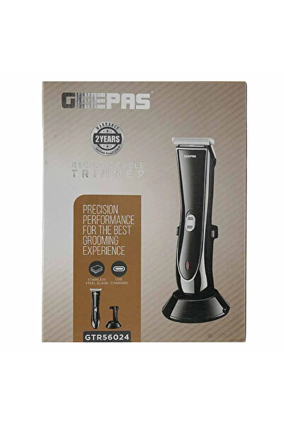 Geepas Rechargeable Hair Trimmer GTR56024- Black