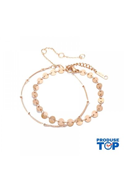 Produse.Top Luxury Fashion Women's Jewelry Set with Two Bracelets