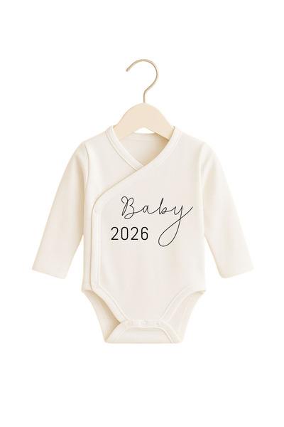babytex بدلة أطفال مصنوعة من القطن بنسبة 100%، موديل 2026 مطبوع بأكمام طويلة