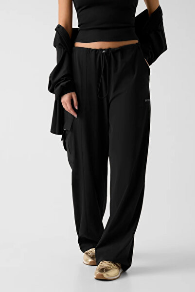 Guess Nat Kargo Women's Black Sweatpants V6Rb16Wl232-Jblk