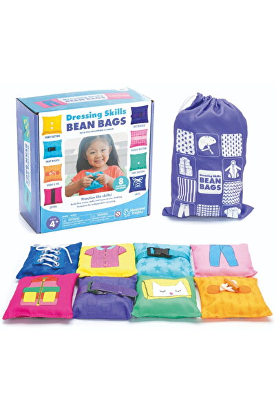 Educational Insights Joc tactil cu saculeti senzoriali - Invat sa ma imbrac