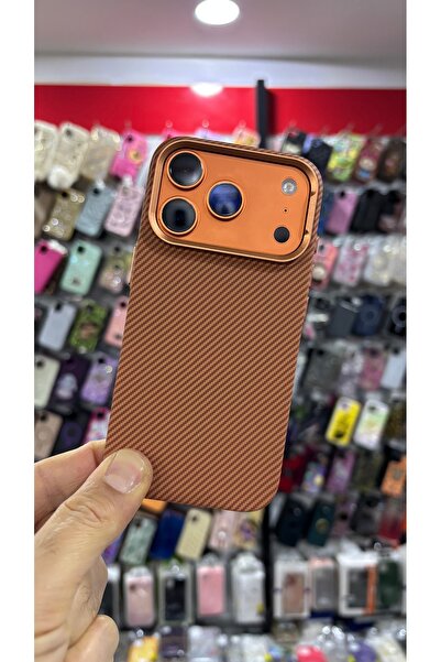 darkpower حافظة هاتف آيفون 17 برو متوافقة مع MagSafe مصنوعة من ألياف الكربون ...